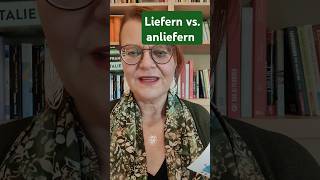 liefern vs anliefern deutschlernen deutsch vokabeln amazon verben [upl. by Asiuol20]