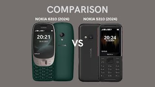 Nokia 6310 vs Nokia 5310  Retroinspired phones [upl. by Doownel]