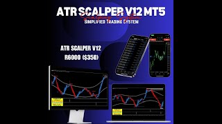 MT5 BEST INDICATOR ATR SCALPER V12 MT5 [upl. by Bilek]