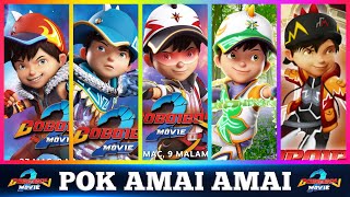 POK AMAI AMAI BELALANG KUPU KUPU VERSI BOBOIBOY GALAXY ETC [upl. by Flessel]