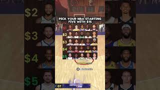 Pick Your NBA Starting Five With Only 15 Who You Got nba 2k25 startingfive [upl. by Sergent713]