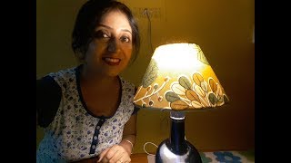 How To Make A Bottle Lamp  Bottle Lamp At Home GlassBottleLamp DIY SikhaM [upl. by Puglia635]