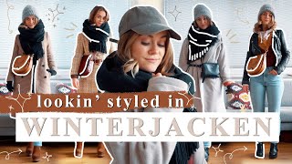 Stylisch amp warm in Winterjacken  meine Tipps amp Inspirationen [upl. by Ailerua]