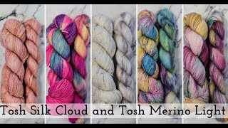 🎉 Unveiling Madeline Toshs Silk Cloud 🌈✨ Perfect Pairing with Tosh Merino Light  Knitique Yarns [upl. by Theo]