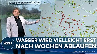 HOCHWASSER IN DEUTSCHLAND Mehr Wassermassen erwartet In diesen Regionen bleibt die Lage angespannt [upl. by Niriam]