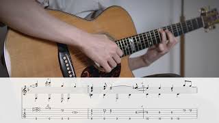 【TAB】ZUTOMAYO  Intrusion Fingerstyle guitar [upl. by Kurtzig2]