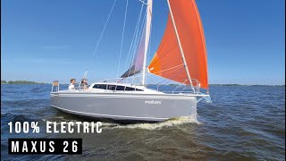 Electric Sailing Yacht  Maxus 26  Sailing video by Natural Yachts [upl. by Della974]