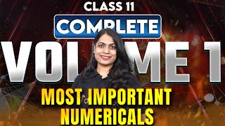 Class 11 Physics Volume 1 Most Important Numericals  Physics Book 1 VVI Questions  Final Exam 2025 [upl. by Mora119]