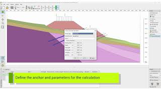 GEO5 2024  Anchor Verification in the Slope Stability program [upl. by Plerre]