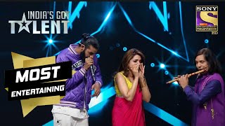 Sugandha Performs With Divyansh And Manuraj  Indias Got Talent Season 9  Shocking Performances [upl. by Arnold]