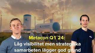 Metacon Q1´24 Låg visibilitet men strategiska samarbeten lägger god grund [upl. by Ilene877]