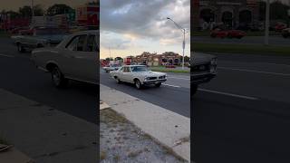 Classic Pontiac GTO Cruising Woodward Ave car pontiac gto classiccar enginesound [upl. by Aneekan]