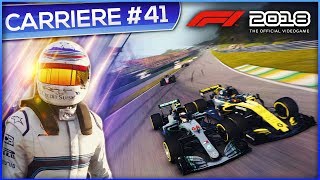 PB DE FREIN ET PENALITES MOTEUR   F1 2018 Carrière 41 [upl. by Sumetra]