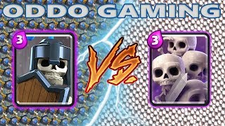 GUARDS VS SKELETON ARMY  CLASH ROYALE BATTLE 21 [upl. by Latouche]