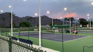 Incredible Suwei Style points in practice match at Indian Wells 2021 Hsieh vs Kalinina [upl. by Ylahtan811]