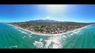 Corfu Greece 4K Drone  Acharavi Beach [upl. by Brendon]