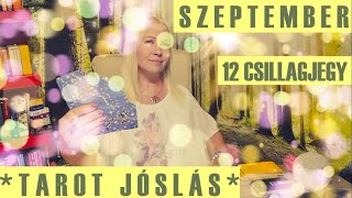 🍁 SZEPTEMBER 🤩 12 csillagjegynek Tarot jóslás 💚 [upl. by Edra88]