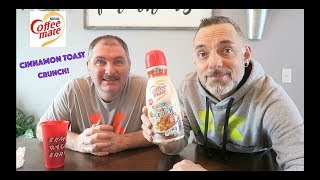 NEW CoffeeMate Cinnamon Toast Crunch Creamer Review [upl. by Soule413]