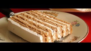 Posna keks torta Recept [upl. by Nelleyram]