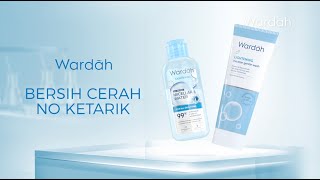 Wardah Lightening Micellar Gentle Wash Bersihkan wajah tanpa ketarik 6s [upl. by Rehpotsirc]