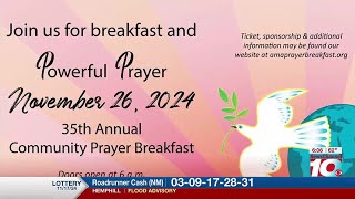 VIDEO Tickets on sale for upcoming Amarillo Community Prayer Breakfast [upl. by Clywd]