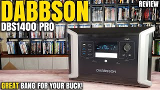 A Great Bang For Your Buck Power Station  Dabbson DBS1400 Pro  DBS2100B Expansion Battery Review [upl. by Zenitram]