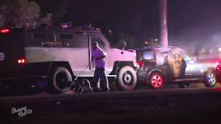 Suspect Uses Dog As Shield In Crazy Overnight Standoff Scene  LAKEKWOODLONG BEACH CA FULL [upl. by Nichole955]