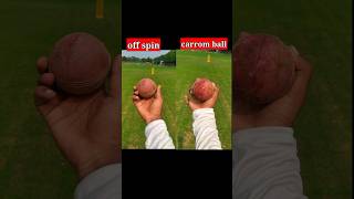 Day 128 2 off spin variations bowling⚾grip shorts youtubeshorts carromball offspin virelshorts [upl. by Enined]