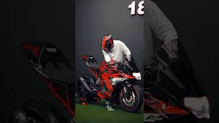 KTM rc 390 red🍒 colour modified 🍎🍓😍 shortsviralvideo trending viralvideoktmrc390 [upl. by Nnyliak]