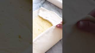 Authentic German croissant dough Plunderteig for making German pastries 😋👏🏻😍 [upl. by Aryt]