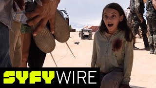 Logan BehindtheScenes Feature X23s Claws  Dafne Keen as Laura Exclusive  SYFY WIRE [upl. by Nairb623]