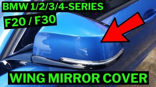 BMW 1234SERIES  How To Remove Wing Mirror Cap  Cover Removal F20F21F22F23F30F31F33F34 [upl. by Aihsenak68]