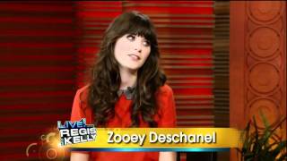 HD Zooey Deschanel Interview On Live With Regis amp Kelly 09152011 Part 1 [upl. by Madelina]