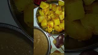 Today Lunch Thali shorts youtubeshorts daliyshorts [upl. by Weir940]