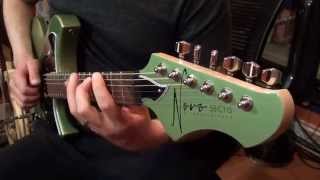 Novo Guitars by Dennis Fano  Lime Gold Sectis Demo by Brian Gilmanov [upl. by Mattson]