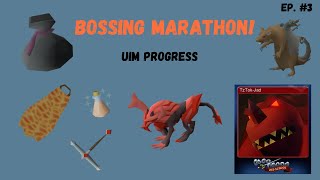 UIM Bossing Marathon – Fire Cape Mole amp Medium Combat Achievements [upl. by Ahsircal226]