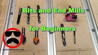 Bits and End Mills for Beginners  CNC For the Absolute Beginner [upl. by Arratoon]