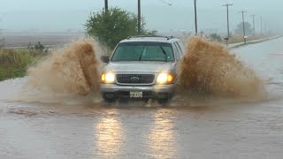 FLASH FLOODS HIT TEXAS  Roads amp Vehicles Underwater [upl. by Ennoira]