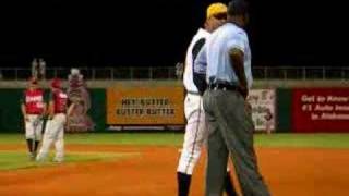 Montgomery Biscuits Manager Billy Gardner Jr Melts Down [upl. by Naot]