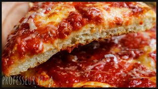 Comment Faire une Pizza Pan  Pate épaisse moelleuse friable Recette pour réussir la pizza maison [upl. by Adnirim]