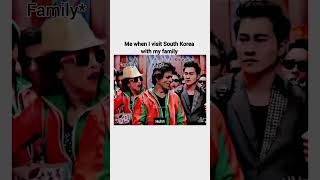 When I visit South Korea with my family😂funnysouthkoreabollywoodshahrukhtrendingshortsfypnew [upl. by Nikral463]