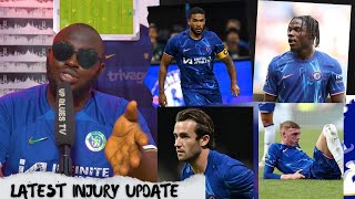 Latest Injury Update  Reece James  Cole Palmer  Romeo Lavia  Malo Gusto [upl. by Aihtnic590]