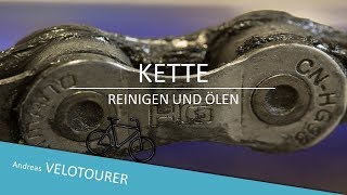 So reinigt und pflegt ihr eure Fahrradkette schnell und effektiv [upl. by Limaa]