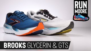 Brooks Latest Glycerin 21 amp GTS 21  First Look amp Comparison [upl. by Lyrehs]