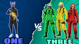 Free Fire Max 🔥🔥 ll 1 vs 3 ll Please support 🥺ll And Subscribe My Channel ll viral video ll upload [upl. by Aibsel]