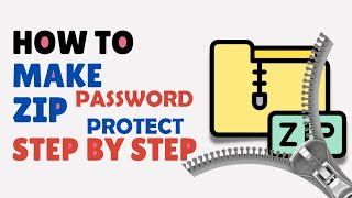 How to zip a file Password Protector [upl. by Spiros]