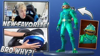 Ninja And Myth React To New Moisty Merman Skin Myth Gets Pied In The Face [upl. by Arah434]