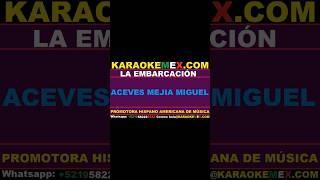 karaoke david reynoso  la embarcacion karaokemex [upl. by Ainaled]