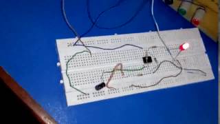 Led blinking circut  using LM741  Opamp Oscillator [upl. by Chaddie]