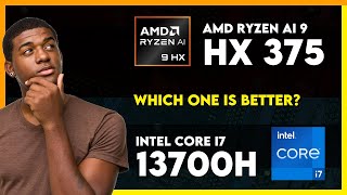 AMD Ryzen AI 9 HX 375 vs Intel Core i7 13700H Comparison [upl. by Tegdirb]